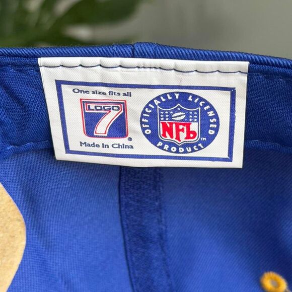 Vintage 90’s St. Louis Rams Logo 7 Snapback Hat - Picture 4 of 4